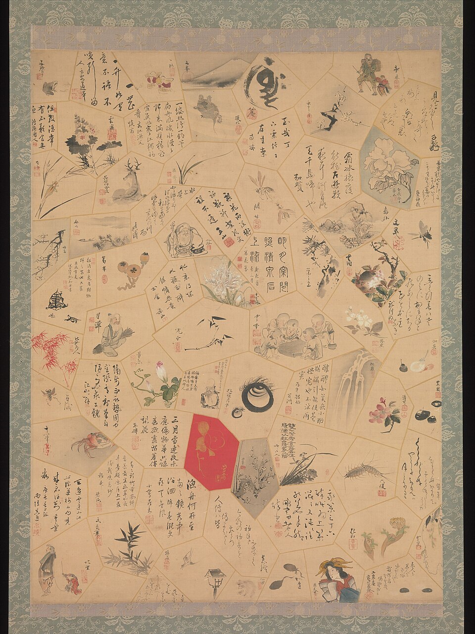 Miscellaneous Paintings and Calligraphy for the Third Year of the Bunsei Era