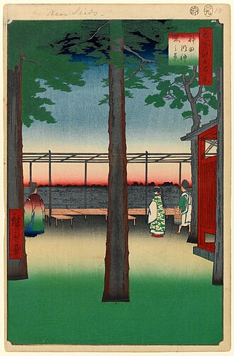 名所江戸百景 神田明神曙之景