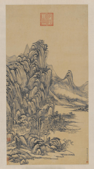 王原祁烟江叠嶂轴