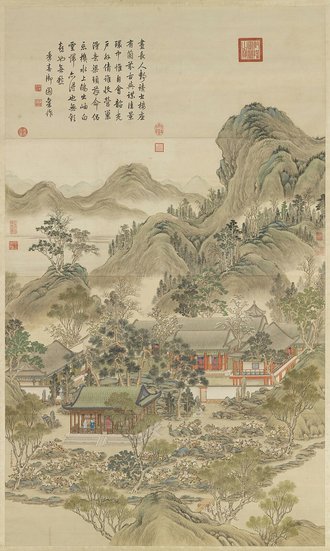 清余省繪姑洗昌辰　軸