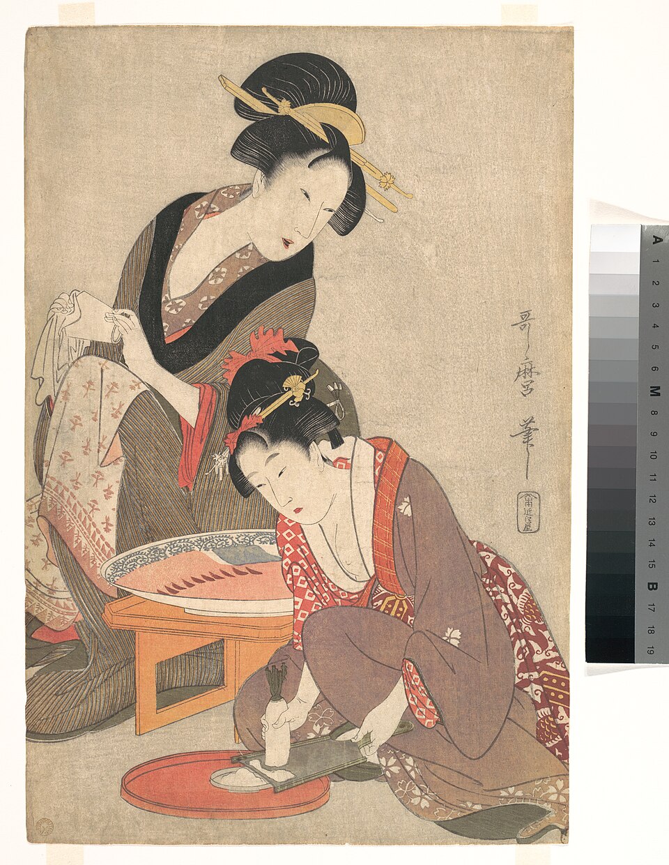 料理をする母娘