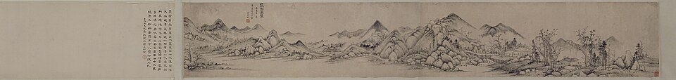 王时敏长白山图卷