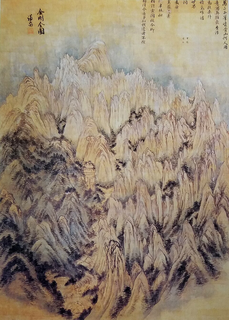 정선 필 금강전도