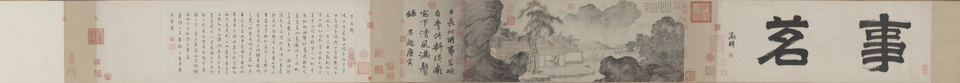 唐寅事茗图卷