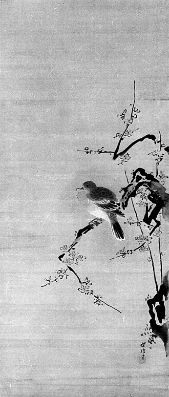 Dove on Plum Tree