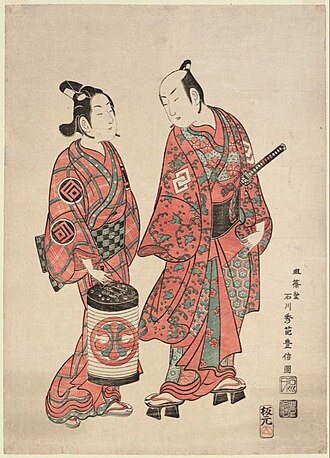 石川豊信 초상