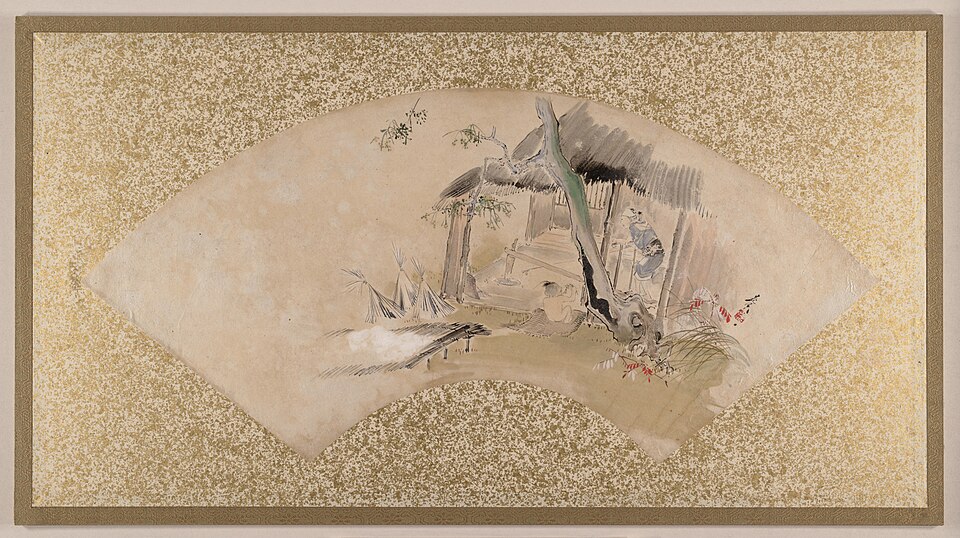House with Woman and Baby
