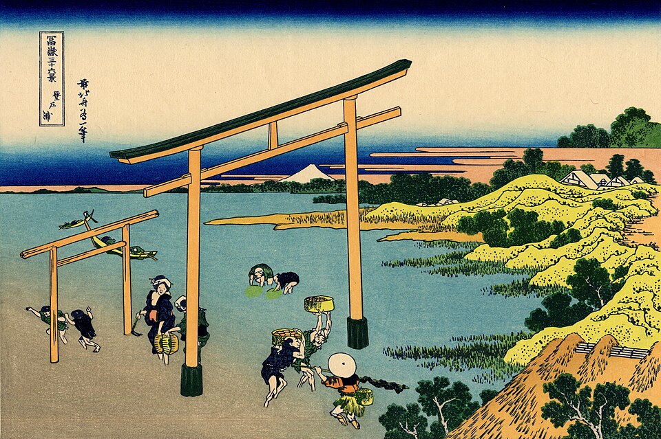 富嶽三十六景 登戸浦