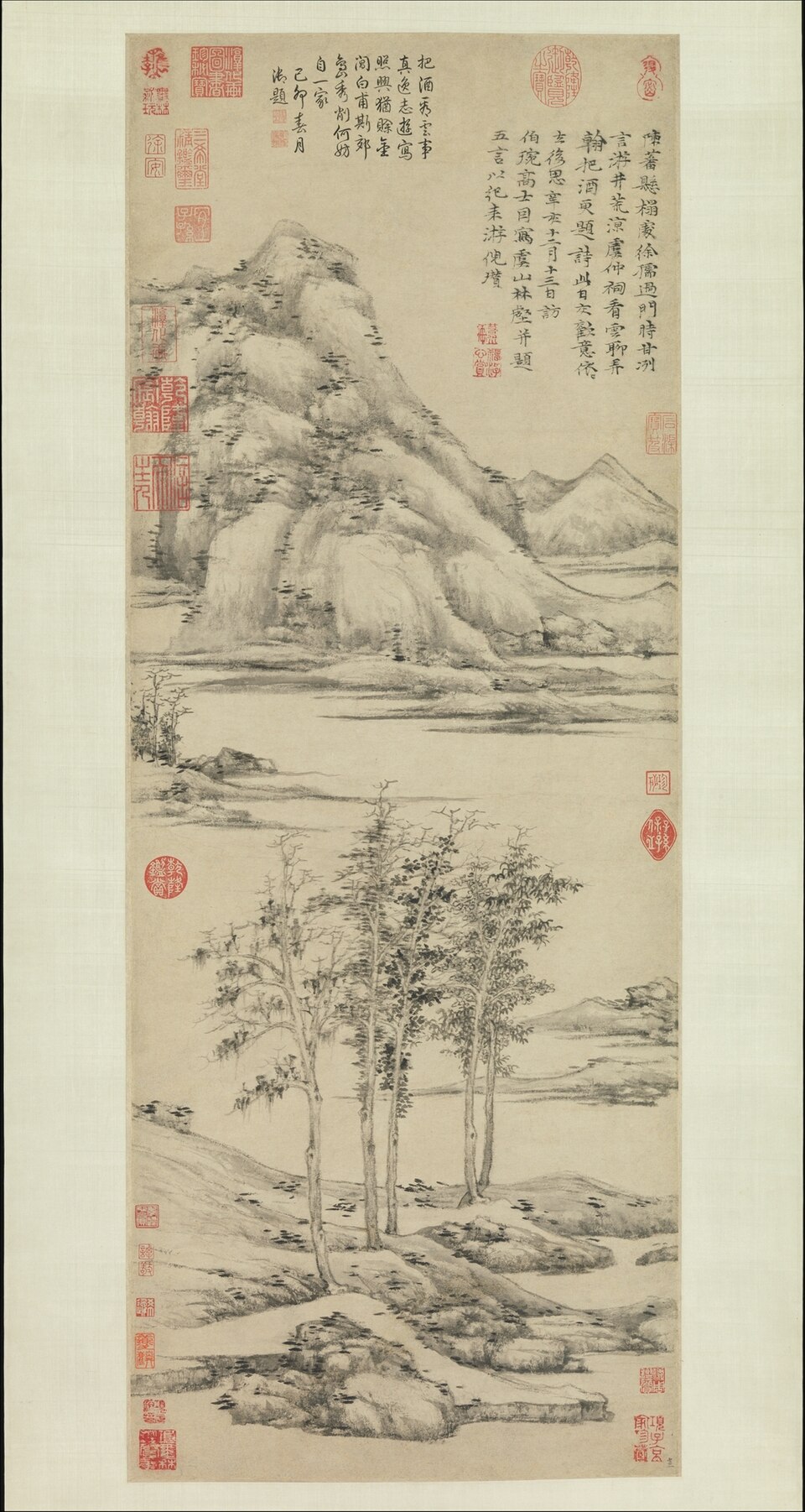 虞山林壑圖
