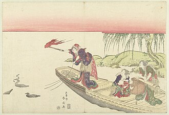 勝川春扇 초상