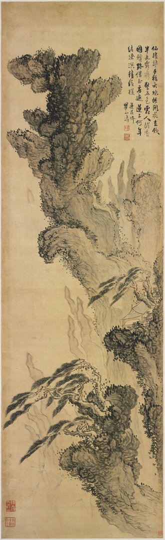 梅清黄山图轴
