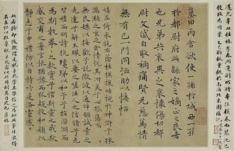 明 祝允明 行楷临唐宋人书册