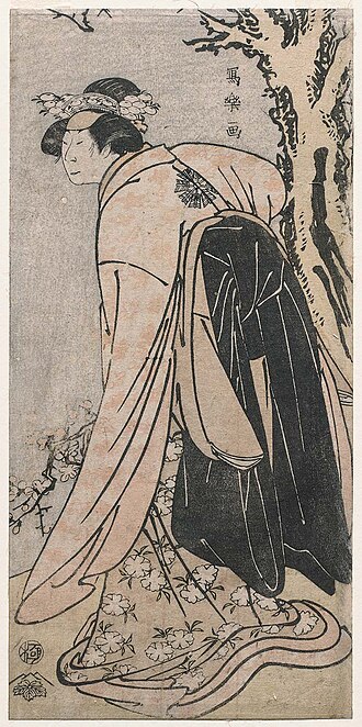 二代目中村野塩の紀の貫之娘この花