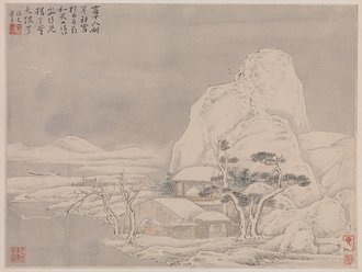 Snowscape, from Album for Zhou Lianggong