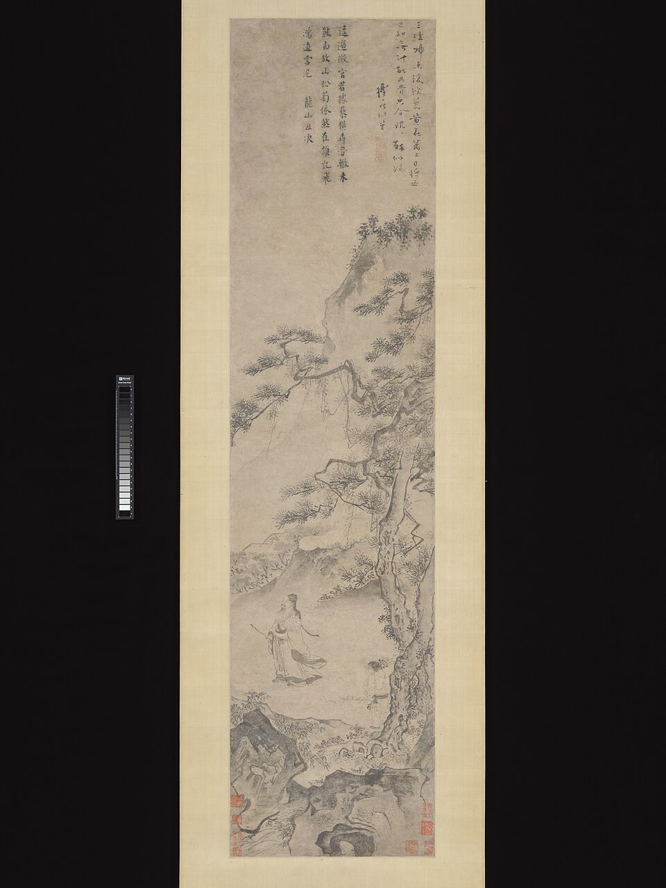 陶淵明菊花圖