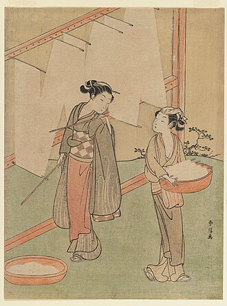 そうめん干し
