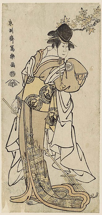 四代目岩井半四郎の神祇官兼好が妹千はや