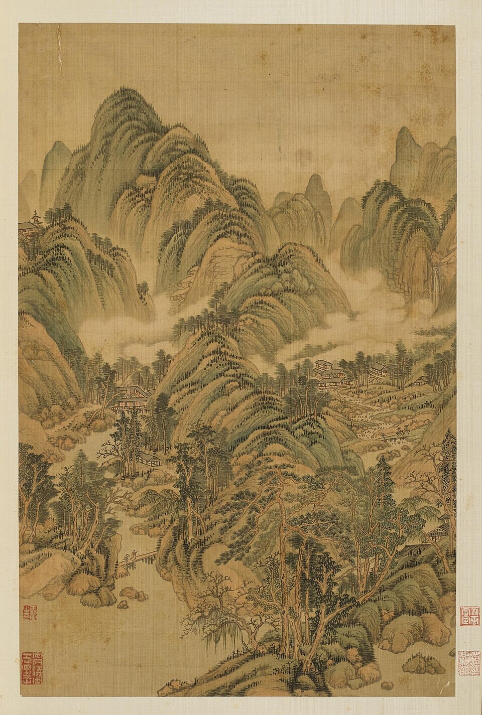 清  王翬  小中见大册