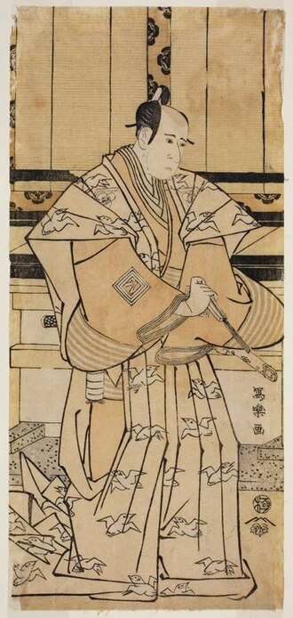 三代目市川八百蔵の曽我の十郎祐成