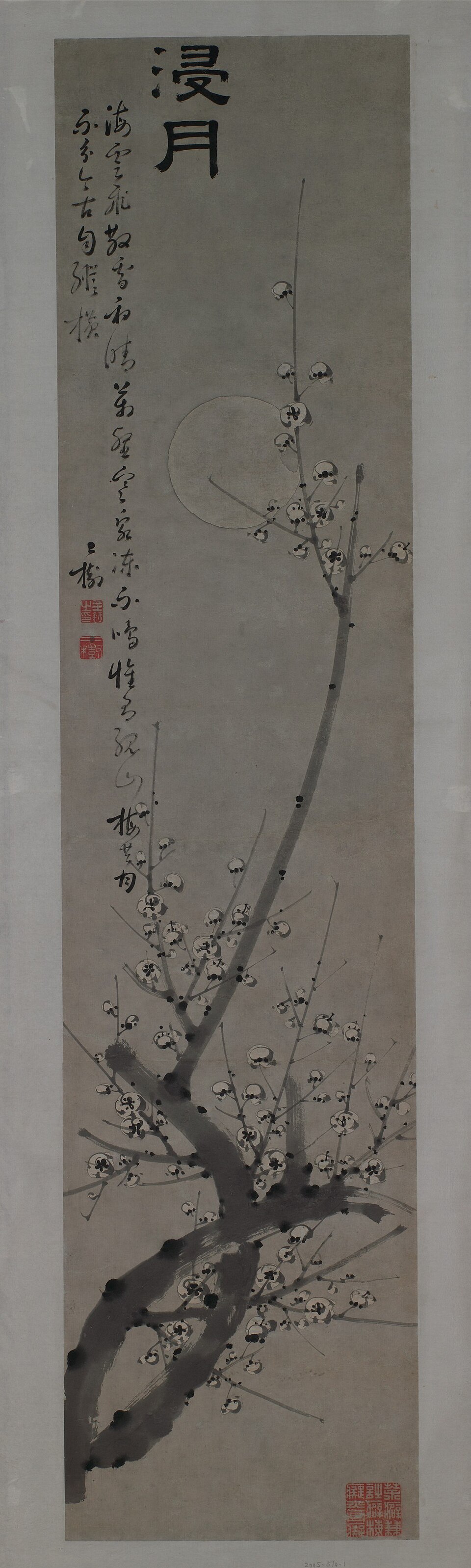 Plum Blossoms in Moonlight