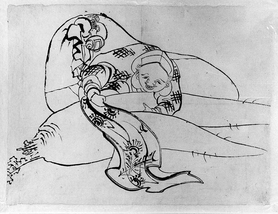Daikoku (God of Luck) with Radish