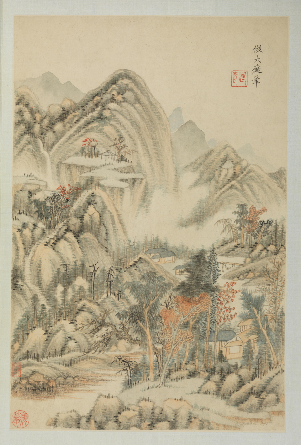 王时敏仿古山水册