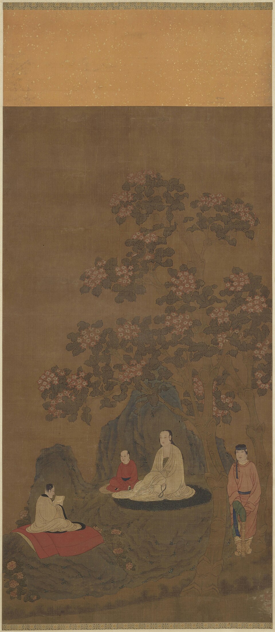 吴彬菩萨像轴