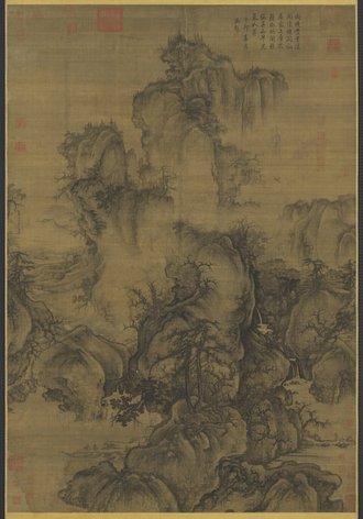 宋郭熙早春圖 軸