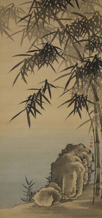 Rock and Bamboo (Chikuseki zu)