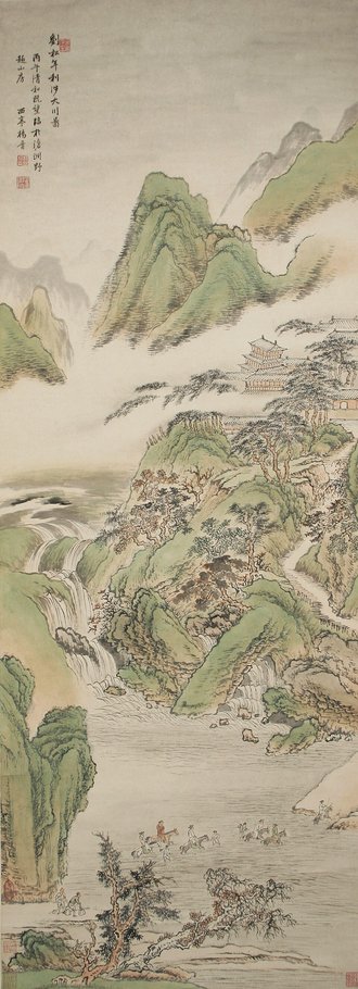 Copying Liu Songnian's Picture of "Successfully Crossing the Great River"