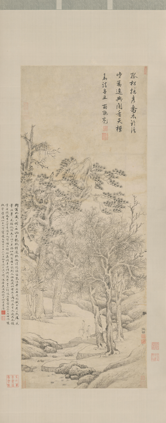 文徵明临溪幽赏轴