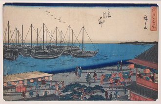Moonlight Evening at Takanawa (Takanawa tsuki no yube)
