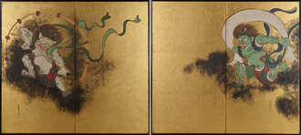 風神雷神図屏風