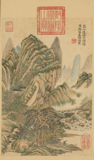 王时敏杜甫诗意图册