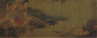 南宋  梁楷  八高僧故事图卷
