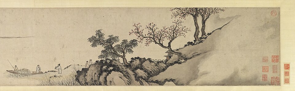 Farewell at a Spring River (Chun jiang song bie 春江送別 )