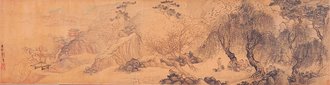 明  周臣  春游闲眺图卷