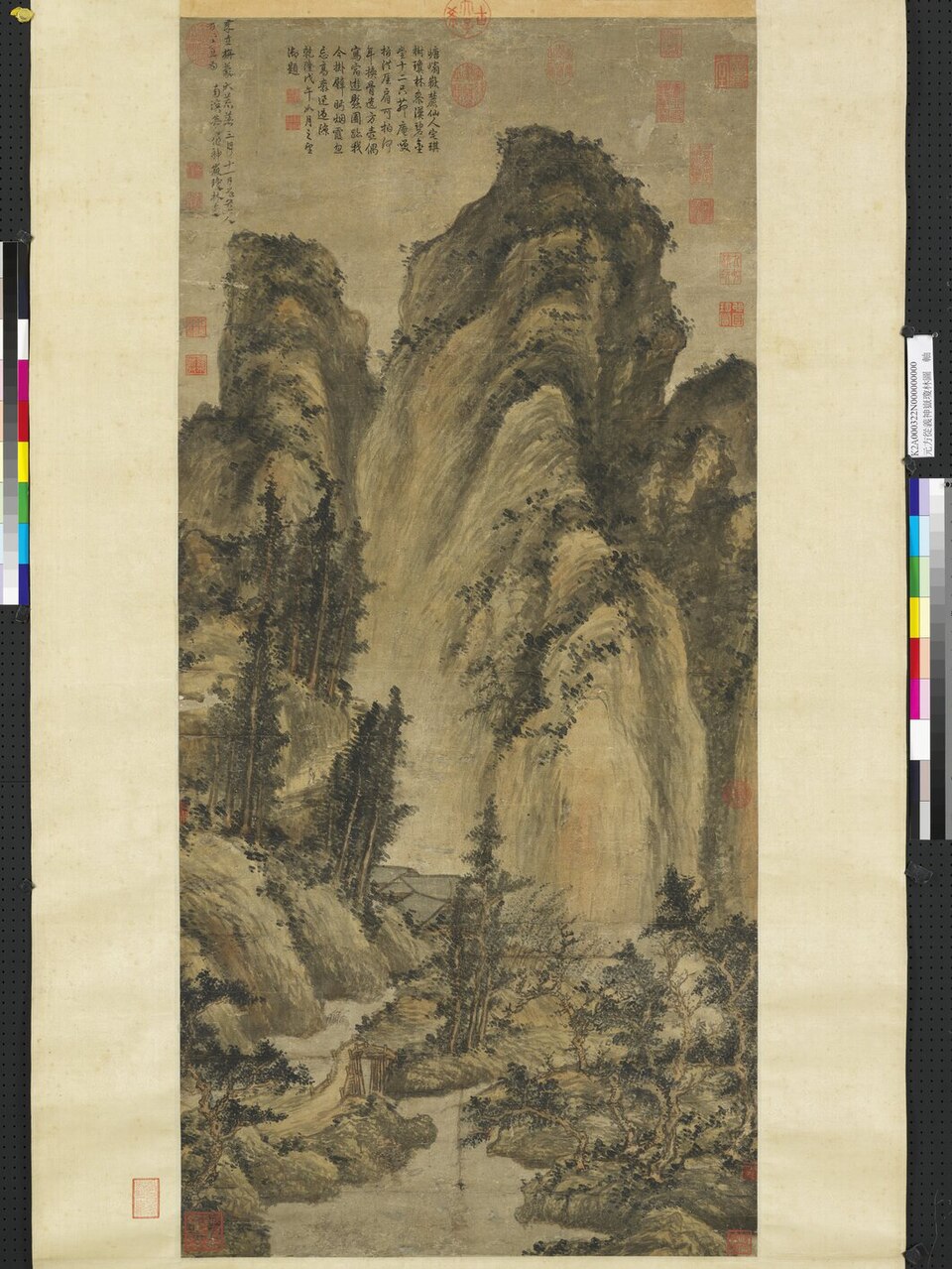 元方從義神嶽瓊林圖 軸