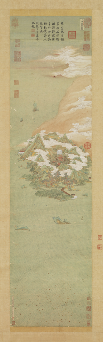 明文伯仁方壺圖　軸