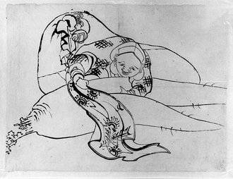Daikoku (God of Luck) with Radish