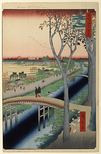名所江戸百景 小梅堤