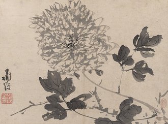 明 陈淳 墨花册