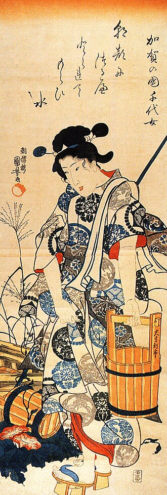 加賀千代女 초상