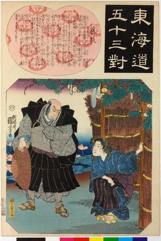 東海道五十三対 藤枝