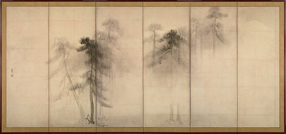 松林図屏風