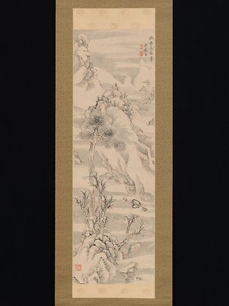 Wintry Landscape, in the Style of Guo Zhongshu