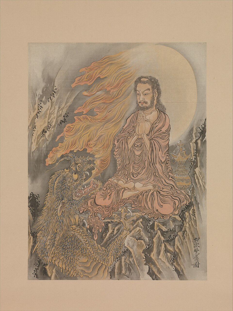 Shakyamuni Conquering the Demons (Shaka Gōma-zu)