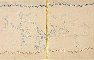Flowering Plum and Birds