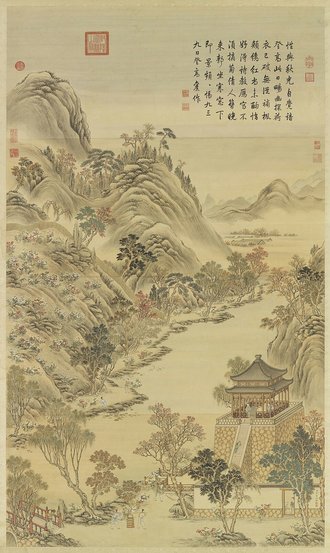 清余省繪無射戒寒　軸
