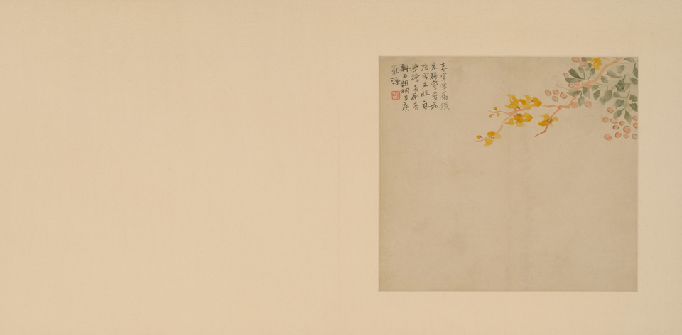 陈撰花卉册